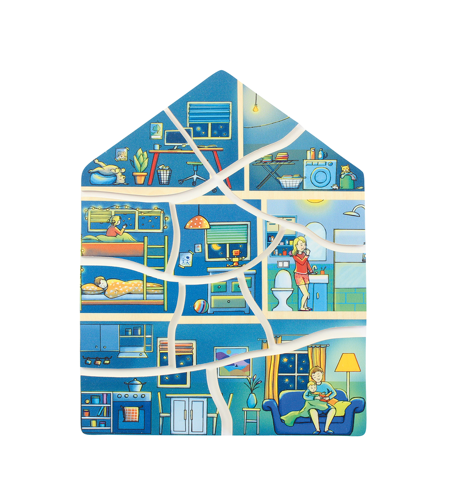 Lagen-Puzzle "Zuhause"