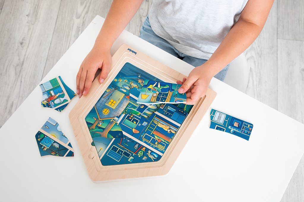 Lagen-Puzzle "Zuhause"