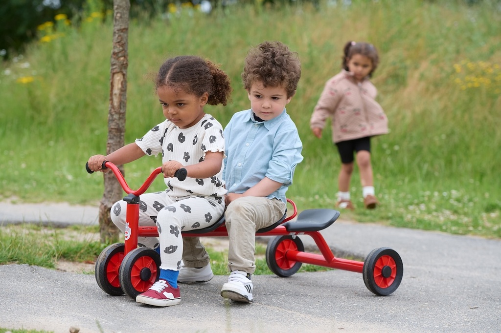 Mini Rutsch Dreirad für drei