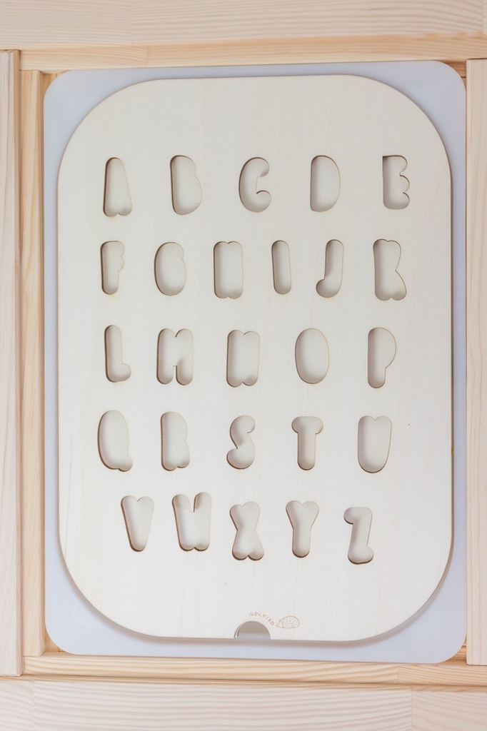 3D-Buchstabenplatte