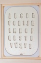 3D-Buchstabenplatte