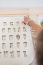 3D-Buchstabenplatte