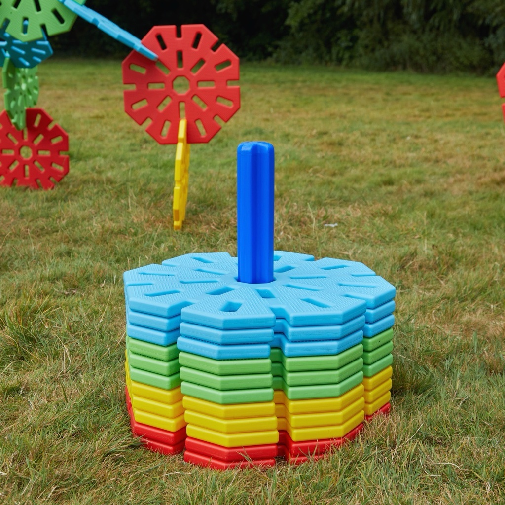 XXL Bau-Achtecke - 21 Teile