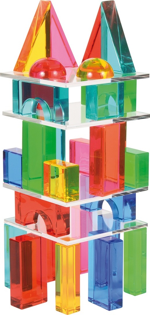 Acryl Geo Bausteine 32-tlg.