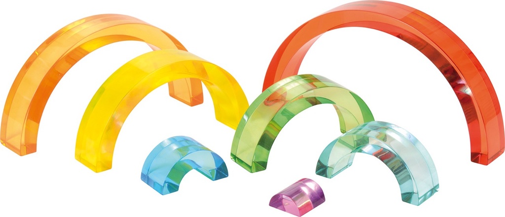 Regenbogen Acrylsteine
