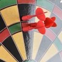 Magnet Dartboard mit 6 Pfeilen