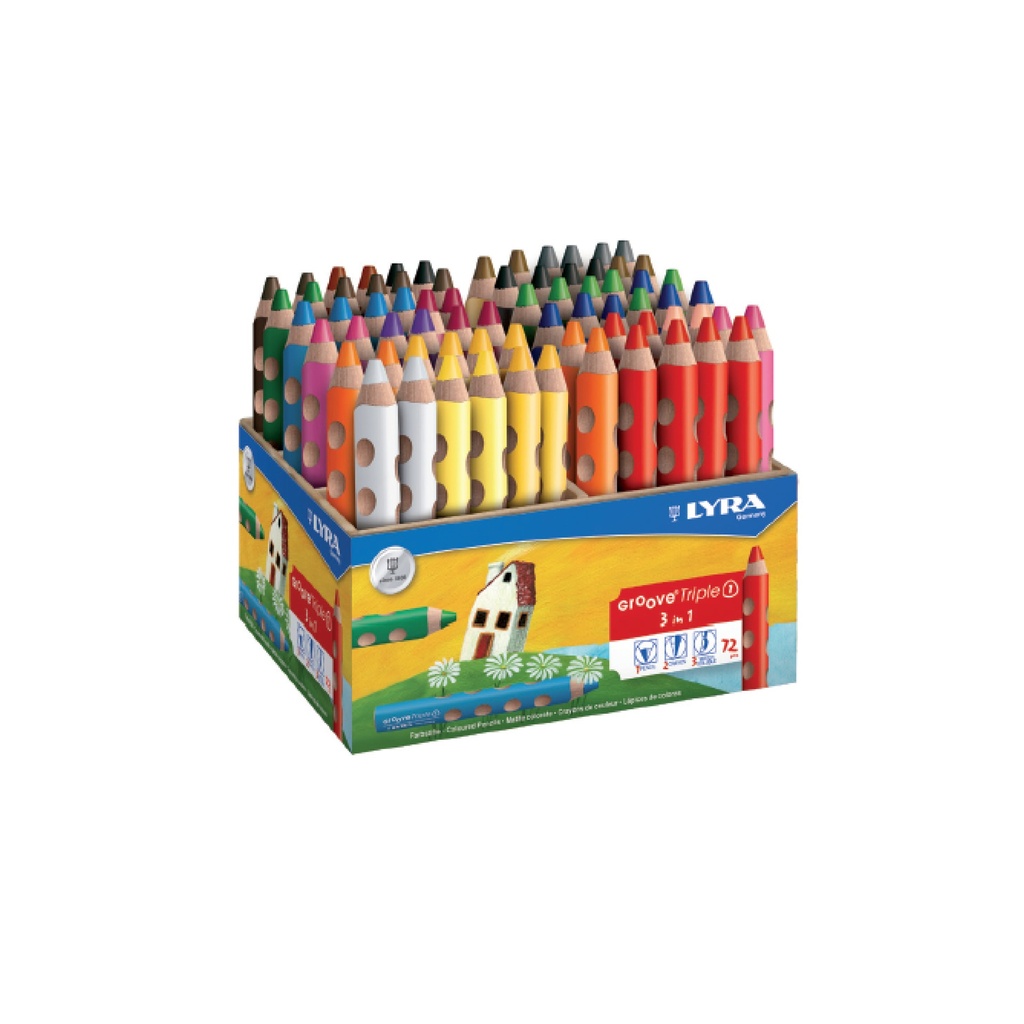 GROOVE Triple 1 Holzbox (72 Stück)