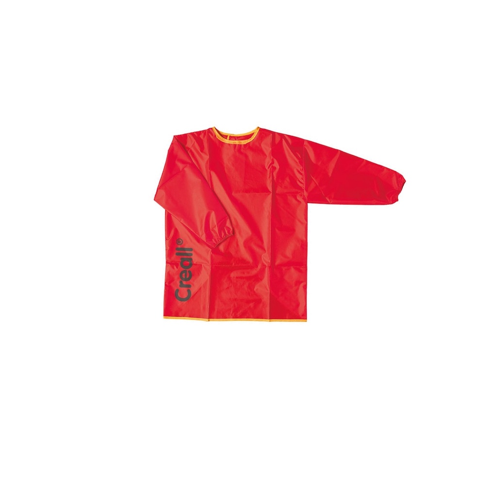 Malkittel medium (5-8 Jahre) rot