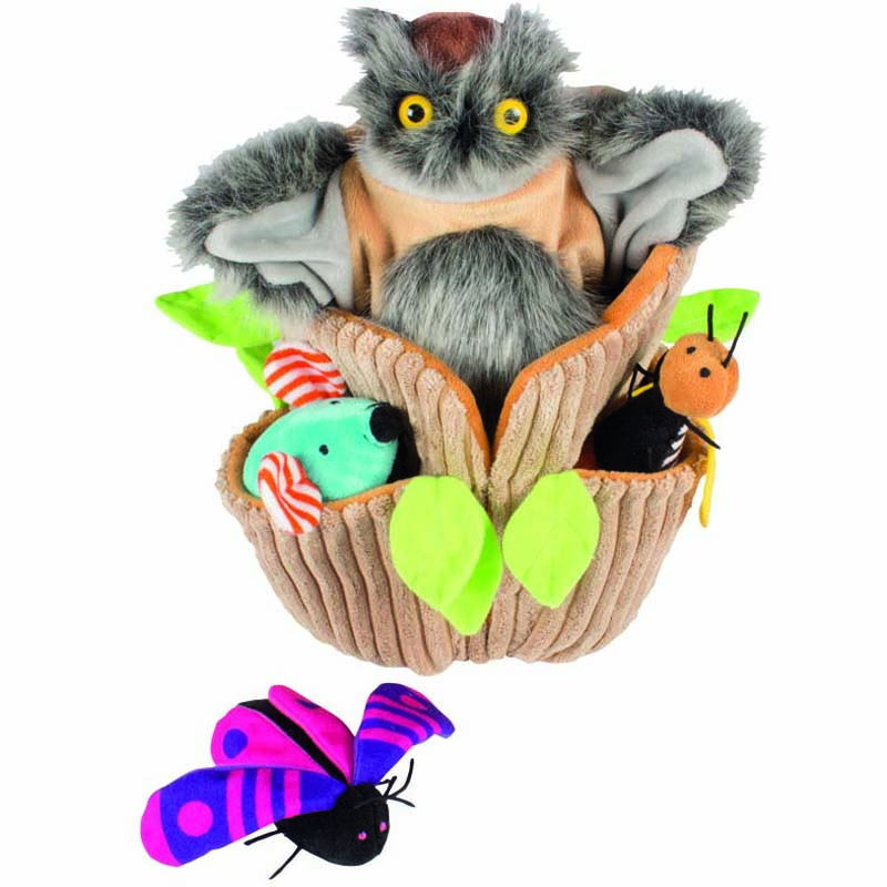 Handpuppe Eule
