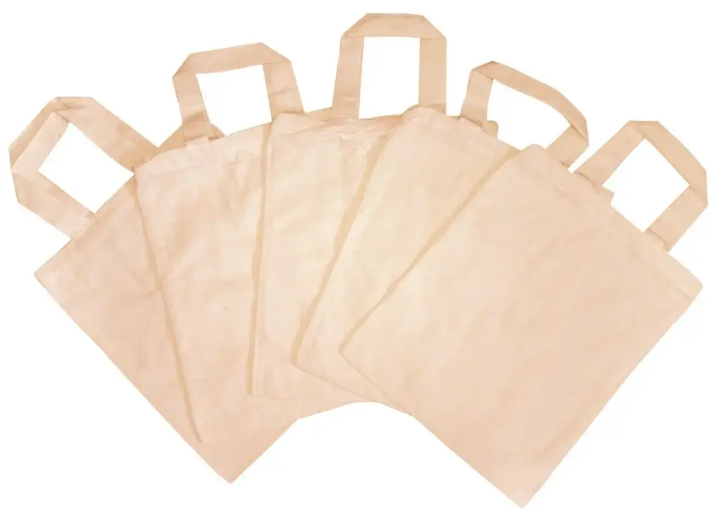 Baumwolltasche groß, 5er Set