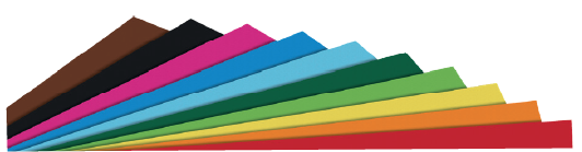 Tonpapier A3, 50 Bögen, 130g, 10 Farben sortiert