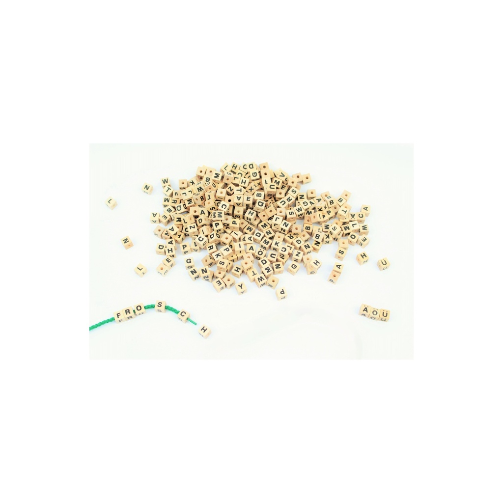 Buchstabenwürfel 7mm ca. 300 Stück