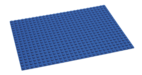 Bauplatten Duplo kompatibel (blau)