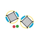 Netzballspiel (6 Ringe, 6 Bälle)