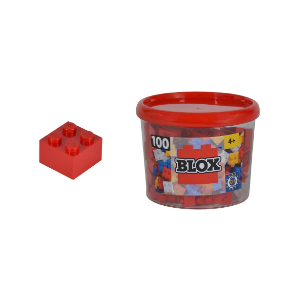 4er Klemmbausteine - rot