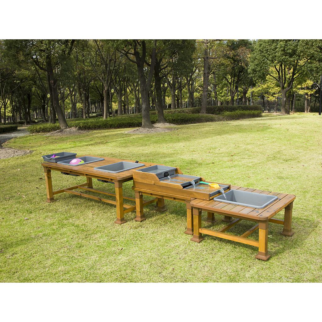 Outdoor Sand- und Wassertische, 3er Set