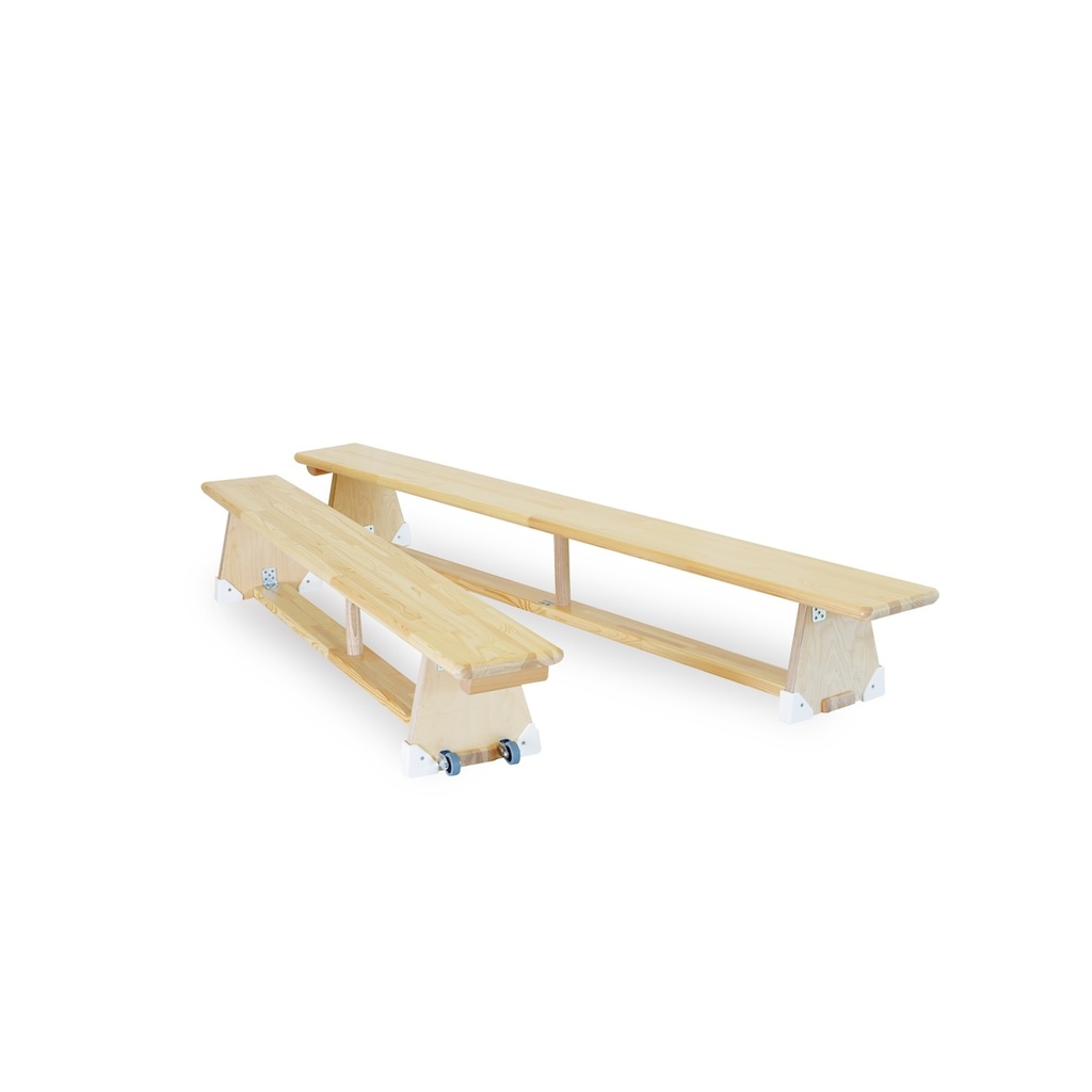 Turnbank natur 2,00m lang, Schmale Ausführung (30cm hoch), U3 geeignet