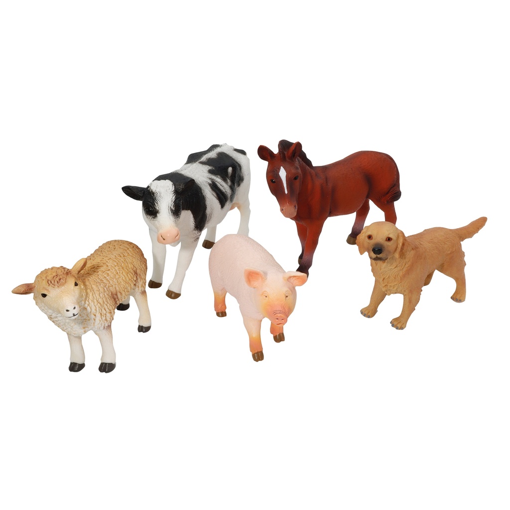 XXL Soft Bauernhof-Tiere, 5 teilig