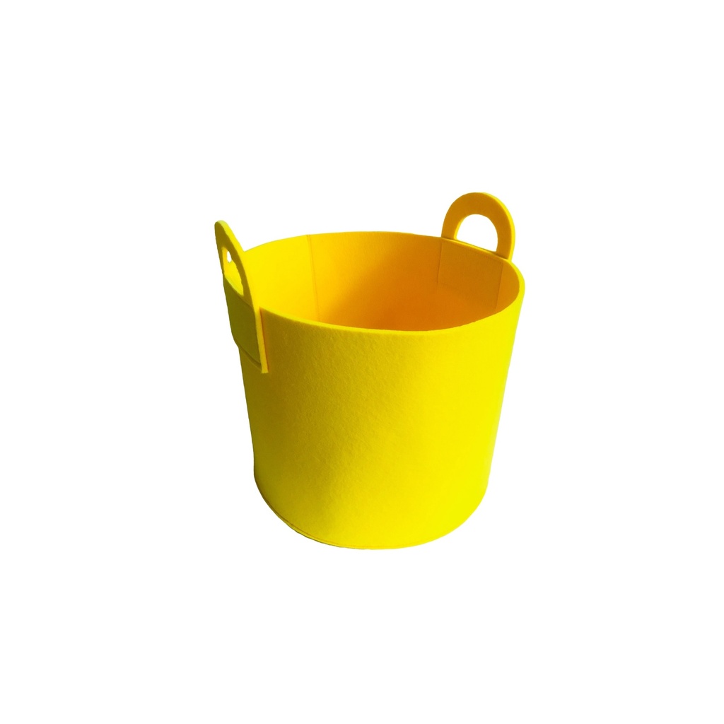 Filzkorb L gelb
