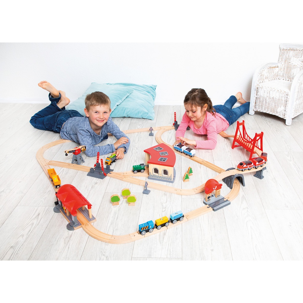 Großes Eisenbahn KIGA Set