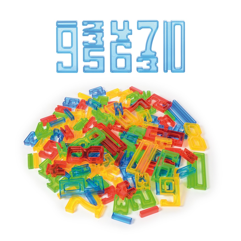 Zahlen Bausteine BUNT