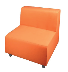 Einersofa mit Rückenlehne 70x69x72⁺