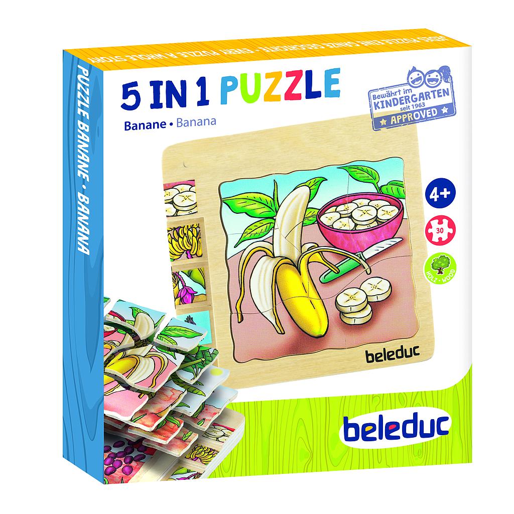 Lagen-Puzzle "Banane" 