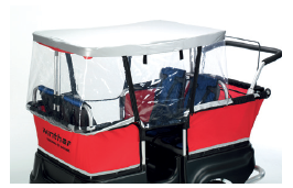 Regenschutz für 4er Turtle Kinderbus 