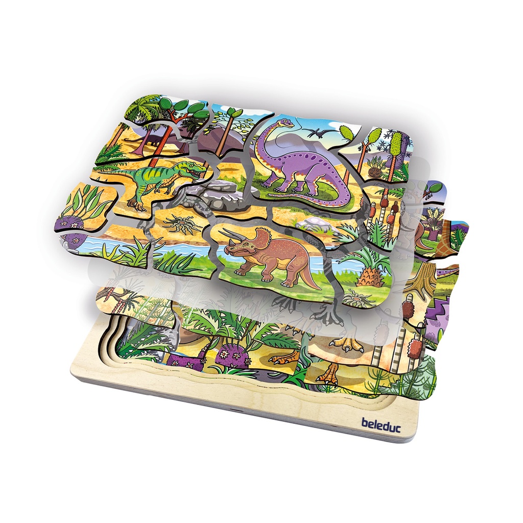 Lagenpuzzle "Dinosaurier"