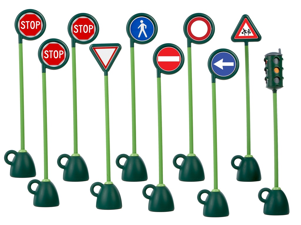Riesen Verkehrszeichen Set