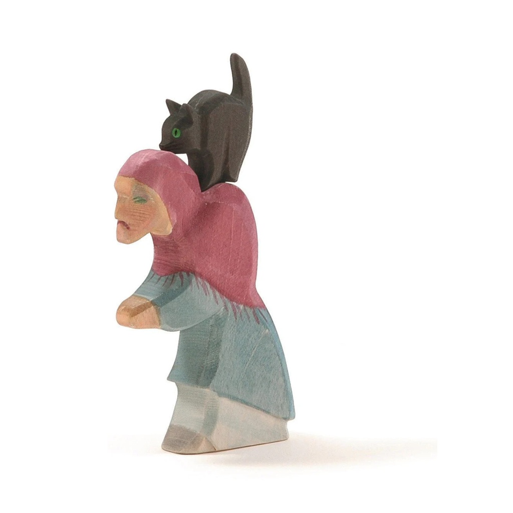 Hexe mit Katze