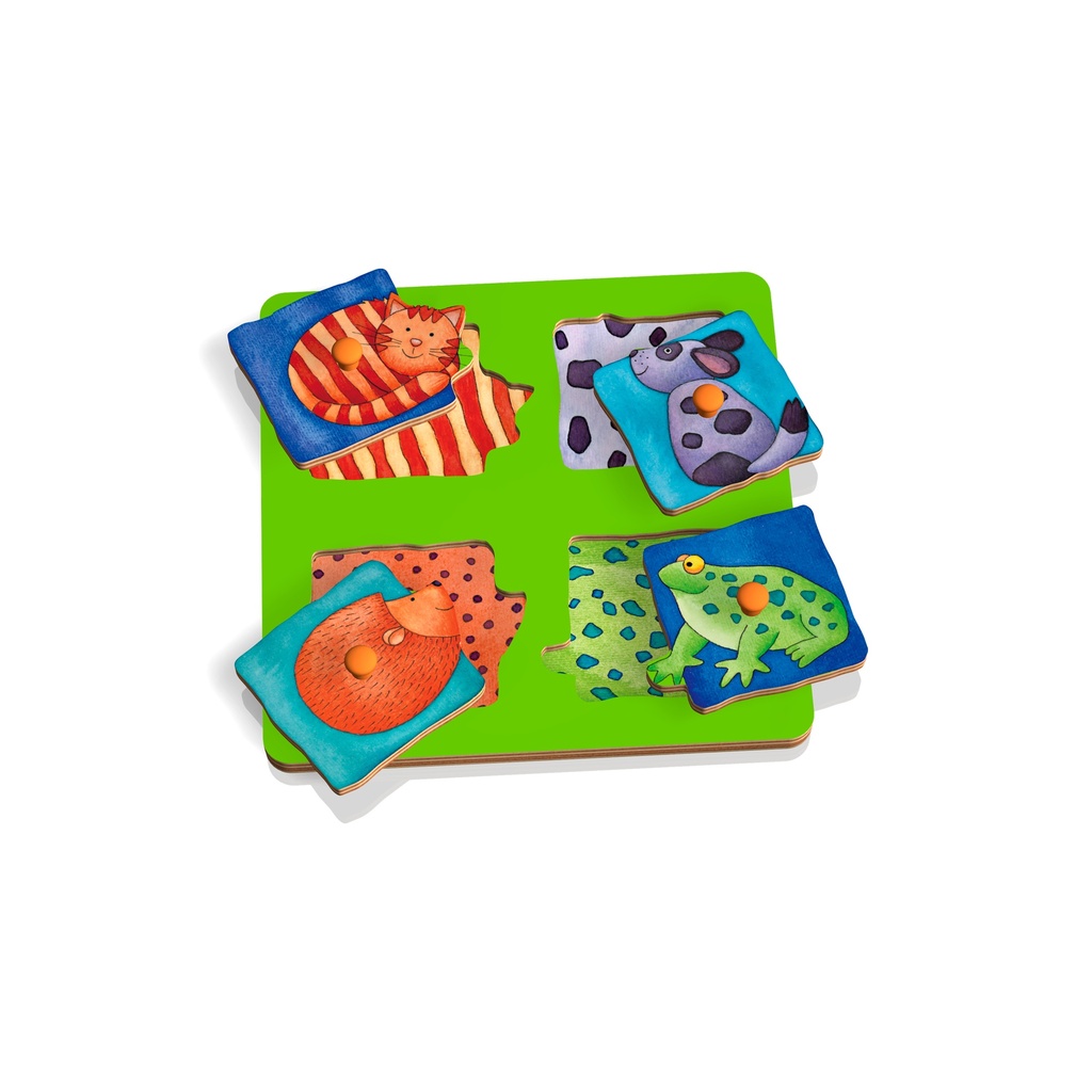 Greifpuzzle Garten