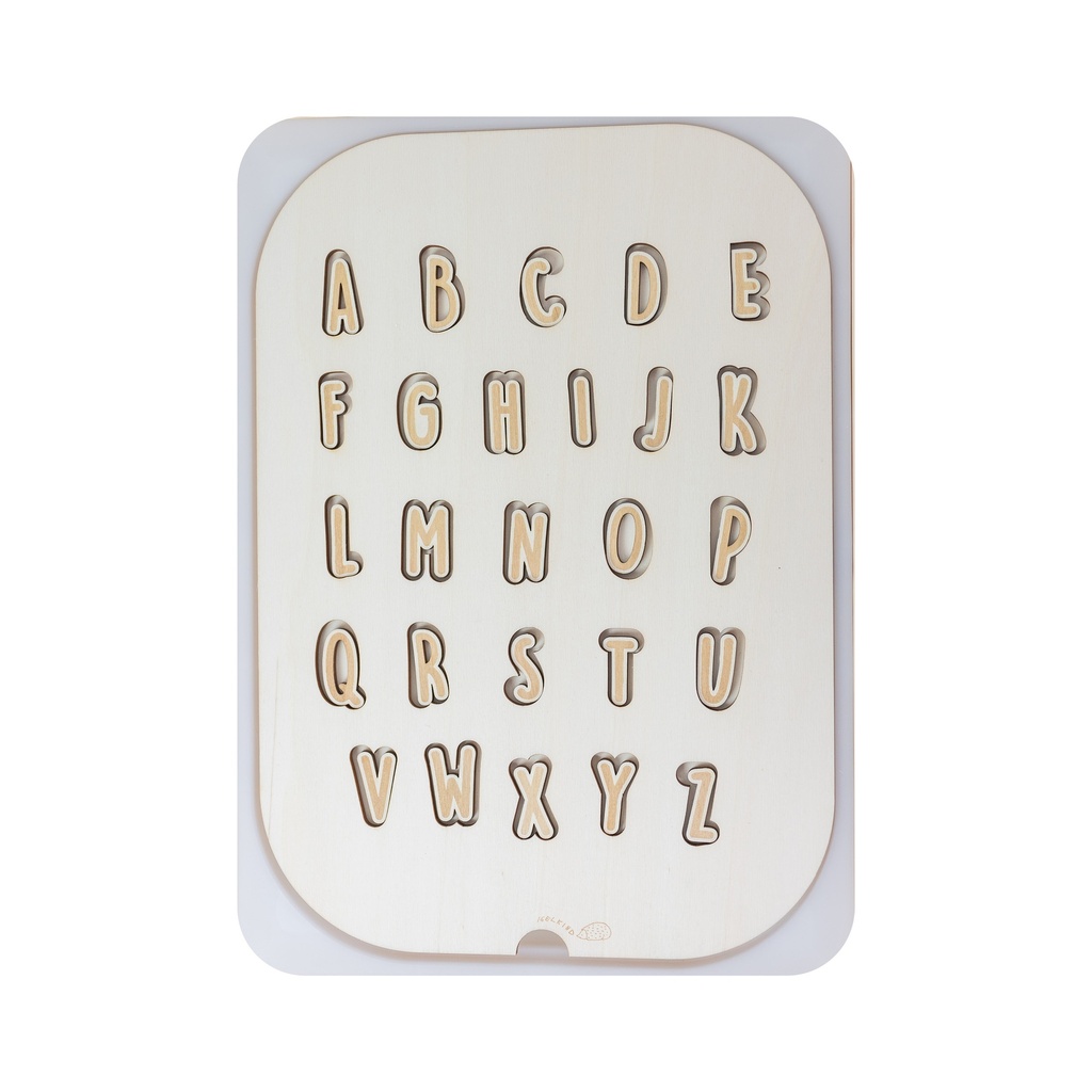 3D-Buchstabenplatte