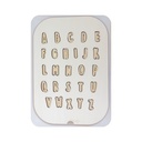 3D-Buchstabenplatte