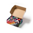 Pompons Mix JUMBO - Bunt