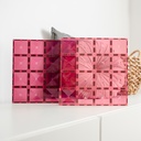 Connetix - Bauplatten 2er - Pastel Pink & Berry