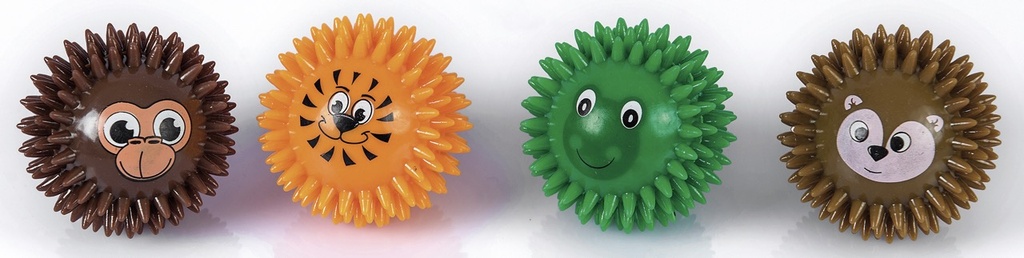 Igelbälle mit Gesicht