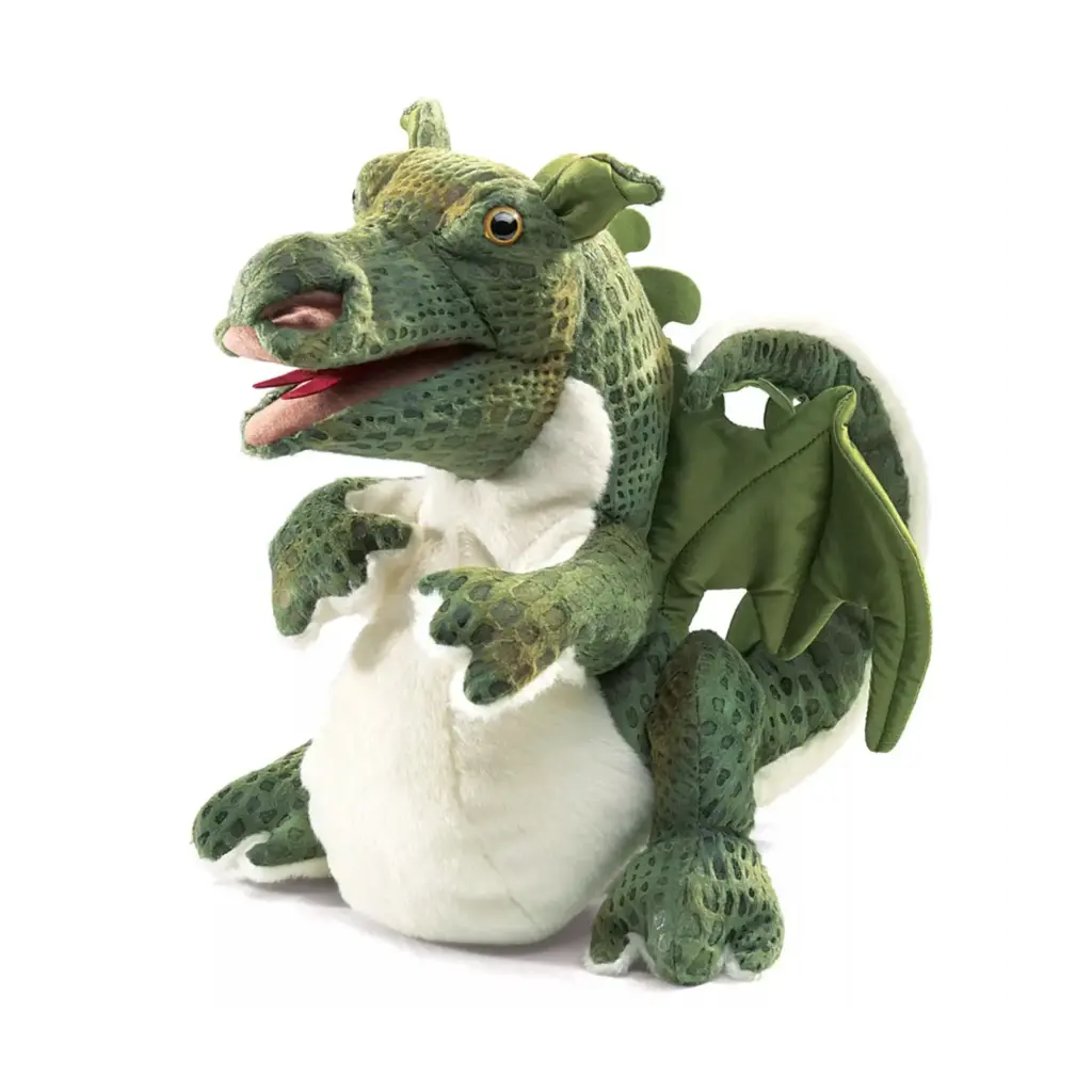 Handpuppe Baby Drache