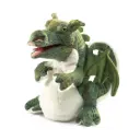 Handpuppe Baby Drache