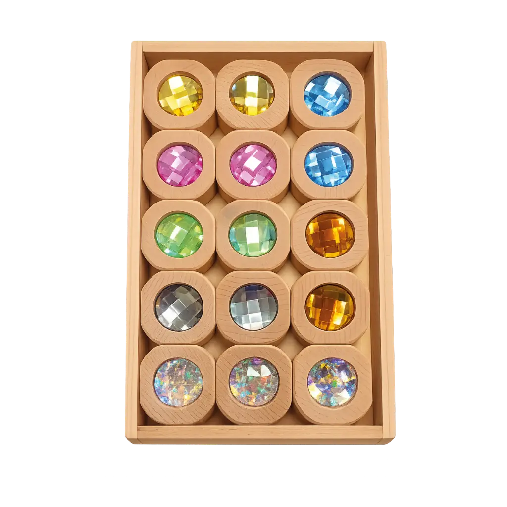 Earth - Glitzer Farbwürfel