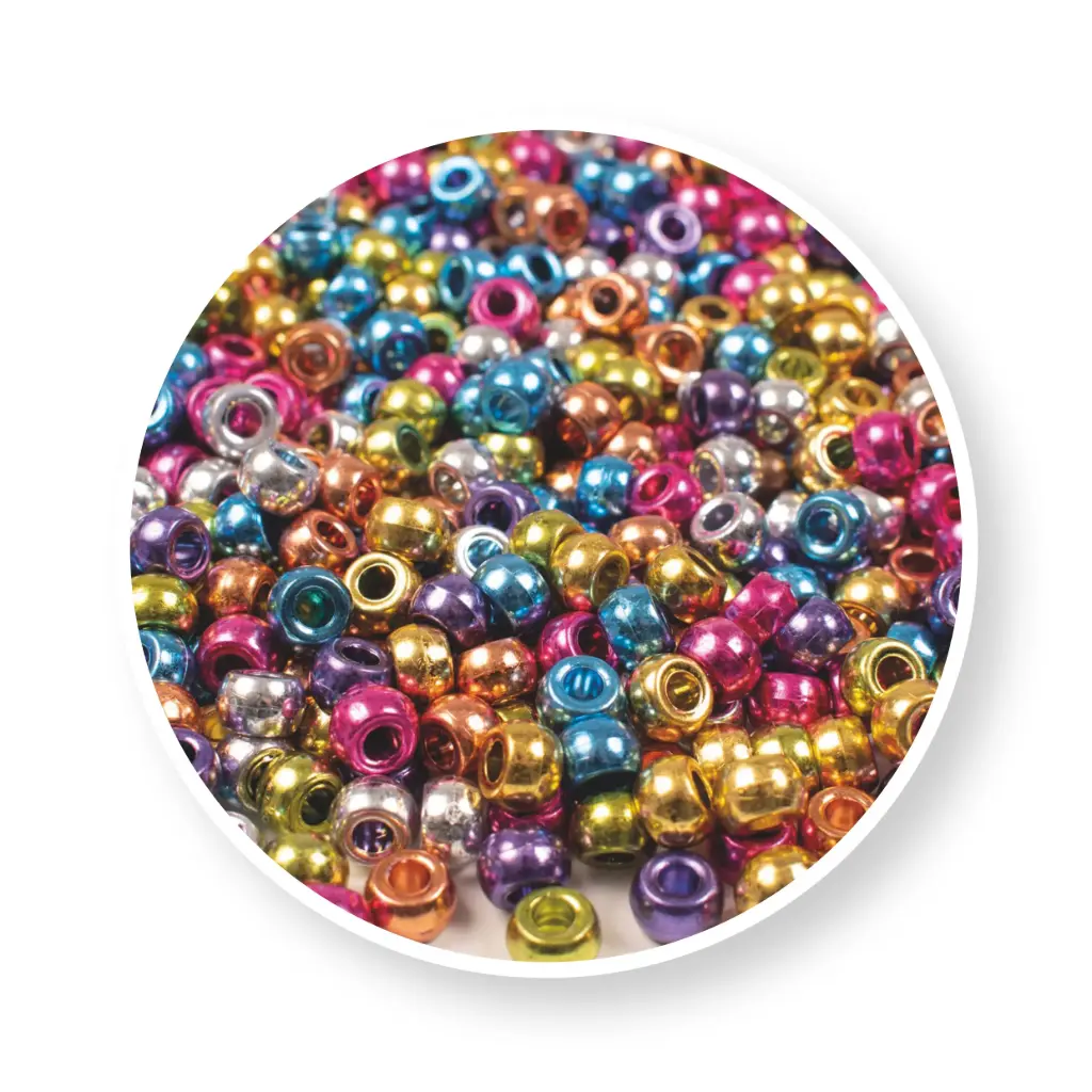 Schmuck Perlen - Metallic