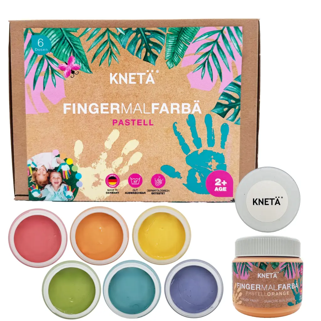Vegane Fingermalfarben 