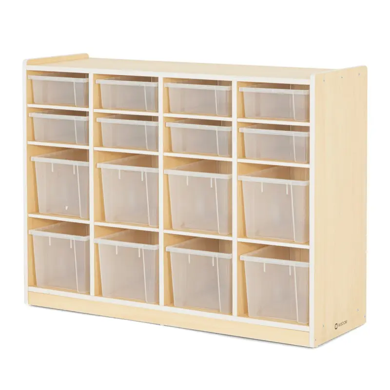 Regalschrank - 8 kleine & 8 große Boxen