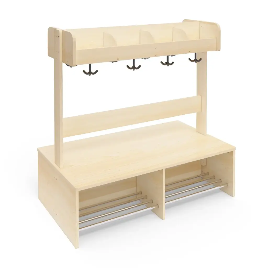 Doppel-Garderobe, 8 Plätze