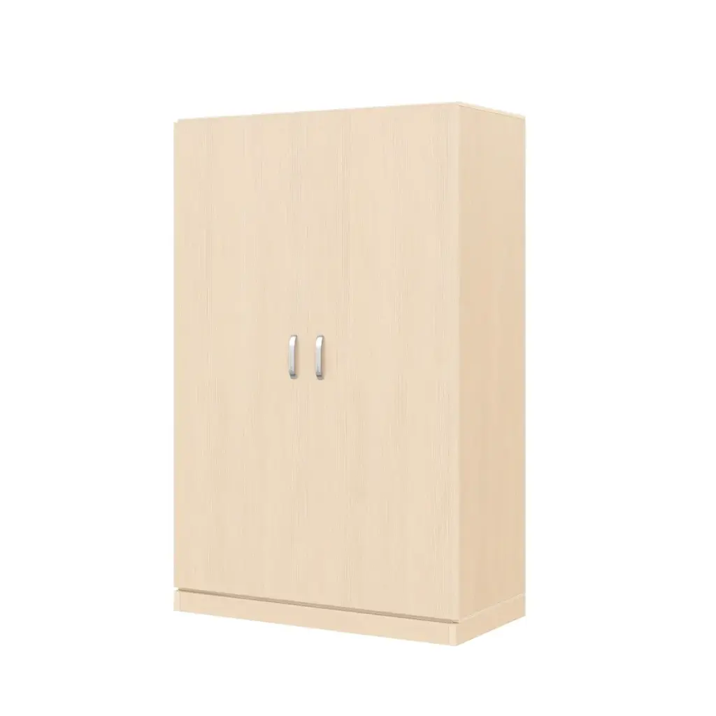 Regalschrank 120cm - 2 Türen, mit Holzsockel