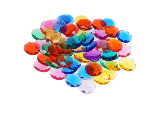 Glitzersteine transparent