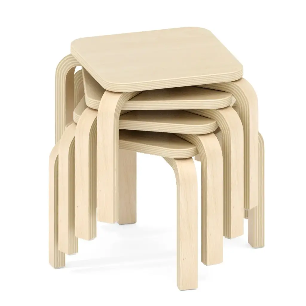 Hocker Q - Sitzhöhe 26 cm 4er Set