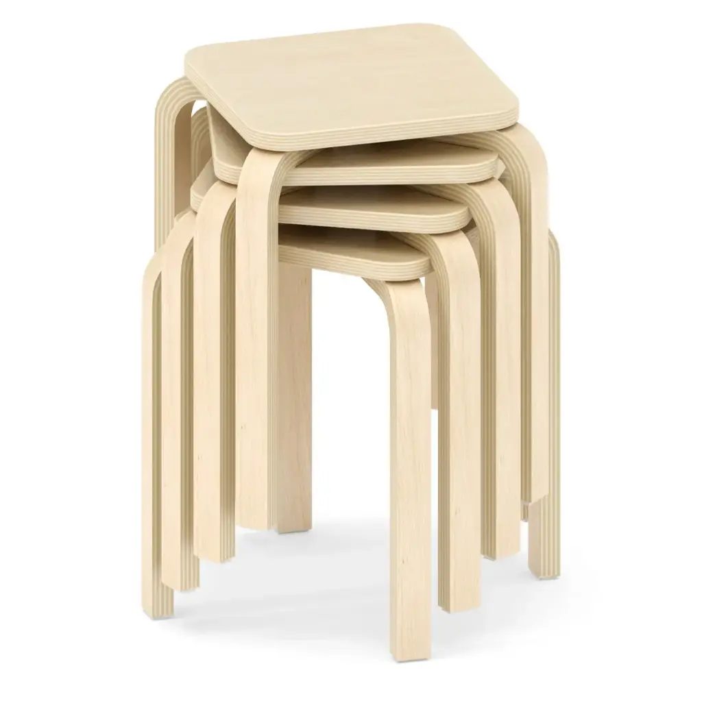 Hocker Q - Sitzhöhe 38 cm 4er Set