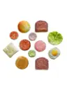 Kuschelweich - Rollenspielset Burger & Pausenbrot