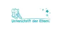Lehrer Stempel "Unterschrift"